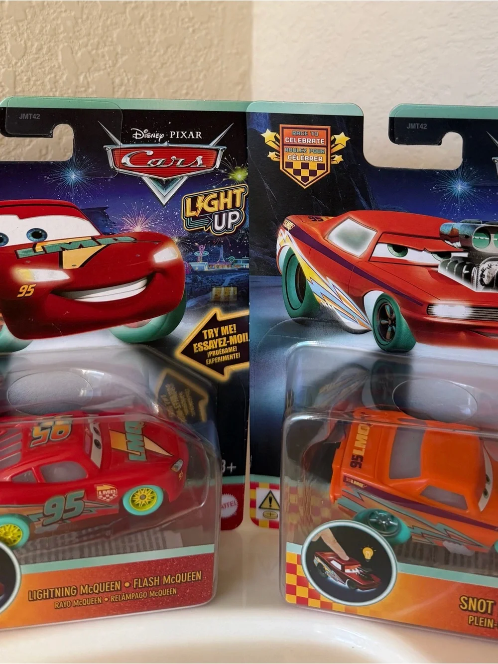 Lightning McQueen & Snot Rod Two-Pack - Red & Orange
